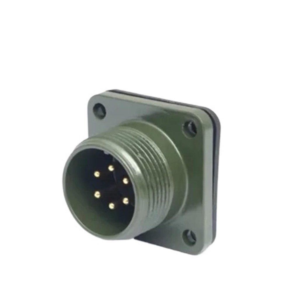 1 Set MS5015 Series 6 Pin Standard Aviation Plug MS3108A-14S-6S MS3102A-14-6P Elbow Male Female Connector(1 Set 6p Male A)