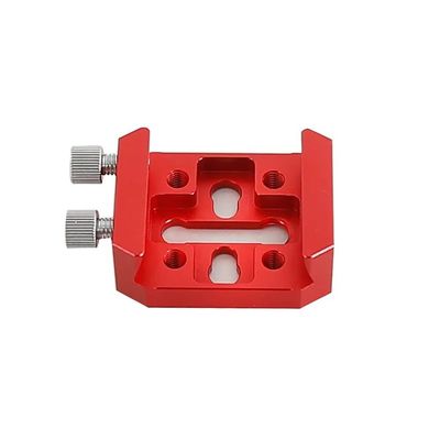 Astronomical Telescope Accessories Guide Mirror Dove Tail Plate Cross Dove Slot Small Black Astronomical Telescope Accessories Red Plate Type(XY-230212-A)