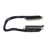 JMT 180 Degree 64GBS PCIE 5.0 X16 Graphics Card Extension Cable 180-Degree GEN5 Braided Mesh Harness Riser for AI Server Graphics Card Bendable GPU Adapter 16AB5 (40CM,Left Out Left in) view 1