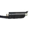 JMT 180 Degree 64GBS PCIE 5.0 X16 Graphics Card Extension Cable 180-Degree GEN5 Braided Mesh Harness Riser for AI Server Graphics Card Bendable GPU Adapter 16AB5 (40CM,Left Out Left in) view 2