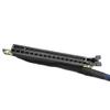 JMT 180 Degree 64GBS PCIE 5.0 X16 Graphics Card Extension Cable 180-Degree GEN5 Braided Mesh Harness Riser for AI Server Graphics Card Bendable GPU Adapter 16AB5 (40CM,Left Out Left in) view 3