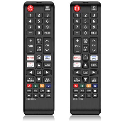 2 Pack Universal Remote Control for Samsung TV Replacement for LCD LED HDTV 3D 7 Series Smart Samsung TVs Models