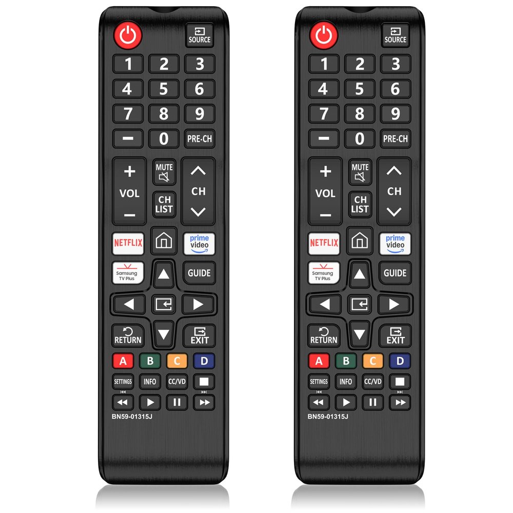 2 Pack Universal Remote Control for Samsung TV Replacement for LCD LED HDTV 3D 7 Series Smart Samsung TVs Models
