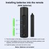 2 Pack Universal Remote Control for Samsung TV Replacement for LCD LED HDTV 3D 7 Series Smart Samsung TVs Models view 3