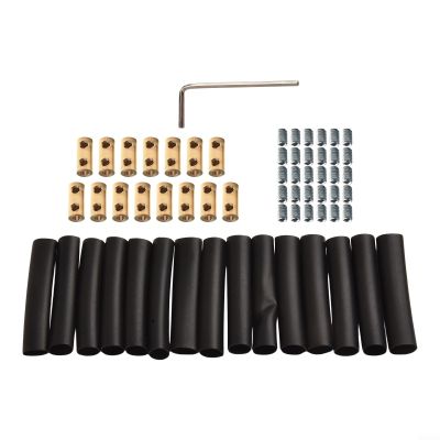 Underground Wire Splice Kit, 60 Amp Weatherproof Wire Connector for 12 AWG, Outdoor Electrical Splice with Shrink Tubes and Screws, Includes Wrench, 15-Piece Set