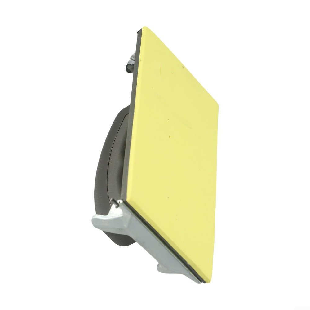 Sandpaper Holder for Wall Sanding, Woodworking Hand Sander with Sponge Pad and Plastic Handle, Manual Abrasive Backing Plate for Grinding and Polishing, 180mm x 85mm