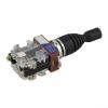 Joystick Switch Controller 2 Way Momentary for HKL C22 Replacement, 22mm Panel Mount Industrial Joystick Control, 150/250/600V 15A NO Contacts, Screw Terminal, Black view 3