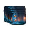 10 Inch Portable And Shockproof Laptop Bag With Unique Blue Butterfly Print, For Work, University, And Commuting view 2