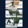Decumeby Magnetic Camera Mount, Foldable Magnet Tripod, Aluminum Action Camera Accessories with 1/4 Screw for Action5 ACEPRO view 3