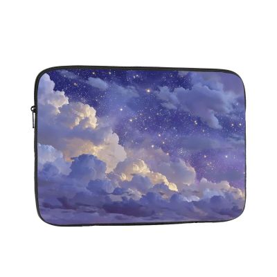 12 Inch Portable And Shockproof Laptop Bag With Unique Celestial Ember Print, For Work, University, And Commuting
