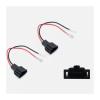 2pcs Auto Speaker Adaptor Cable Compatible with Audi A4 A6 Q5 Q7 R8 TT Wire Harness Adapter Connector Compatible with Seat Exeo 2008-2013 view 4