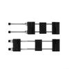 Adjustable Whetstone Holder with Non-Slip Base for Sharpening Stone, Sharpening Tool Stand Compatible with Various Sizes of Oil Stones and Emery Stones, Silver Black view 1