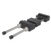 Adjustable Whetstone Holder with Non-Slip Base for Sharpening Stone, Sharpening Tool Stand Compatible with Various Sizes of Oil Stones and Emery Stones, Silver Black view 3