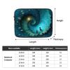 13 Inch Portable And Shockproof Laptop Bag With Unique Spiral Staircase Print, For Work, University, And Commuting view 4