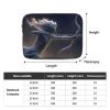 10 Inch Portable And Shockproof Laptop Bag With Unique Long-Haired Skeleton Print, For Work, University, And Commuting view 4