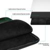 12 Inch Shockproof Laptop Bag, Full Width Verdant Drop Print Handbag Suitable For Business And Daily Use view 3