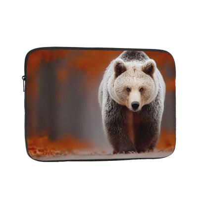10 Inch Shockproof Laptop Bag, Full Width Wild Fury Print Handbag Suitable For Business And Daily Use