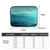 10 Inch Portable And Shockproof Laptop Bag With Unique Silent Mountains Print, For Work, University, And Commuting view 4