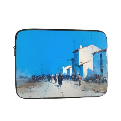 13 Inch Portable And Shockproof Laptop Bag With Unique Ember Path Print, For Work, University, And Commuting