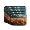 12 Inch Shockproof Laptop Bag, Full Width Golden Wheat Waves Print Handbag Suitable For Business And Daily Use view 2
