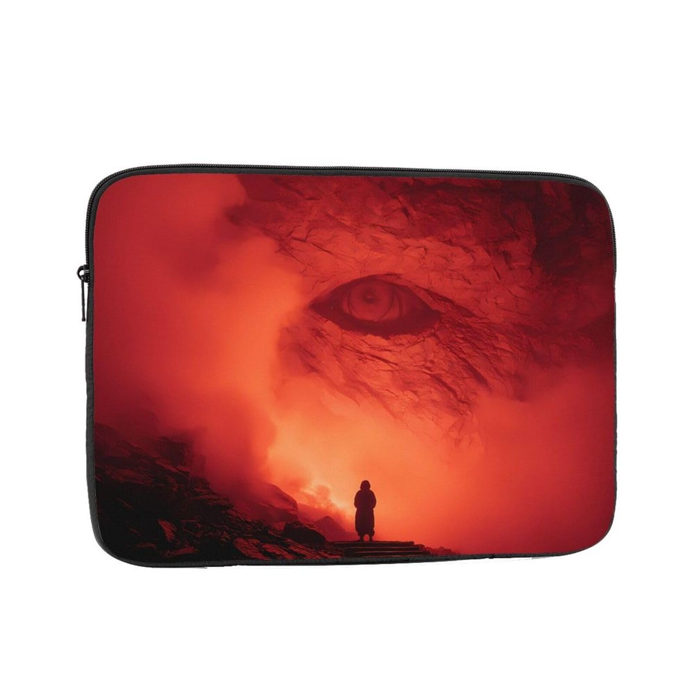 13 Inch Portable And Shockproof Laptop Bag With Unique Weird Sky Print, For Work, University, And Commuting