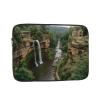 10 Inch Portable And Shockproof Laptop Bag With Unique Emerald Peak Print, For Work, University, And Commuting view 1