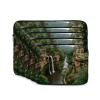 10 Inch Portable And Shockproof Laptop Bag With Unique Emerald Peak Print, For Work, University, And Commuting view 2