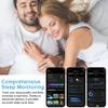 NCMIB Smart Ring Health Tracker for Women and Men, Fitness Ring with Heart Rate, Blood Oxygen, HRV, Sleep & Step Tracking, No Subscription, IP68 Waterproof, Compatible with iOS & Android (Black, 8) view 4