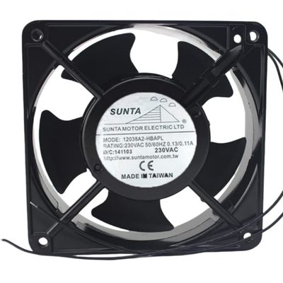 12038A2-HBAPL 12CM 230V 0.13/0.11A 12038 120MM 120X120X38MM 2-Wire Cooling Fan