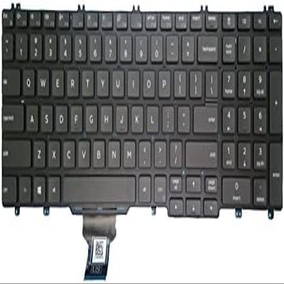 100% New 100% New Laptop Keyboard for DELL for Latitude 5500 5501 5510 5511 for Precision 3540 3541 3550 3551 0RG3RK RG3RK DLM18G83US66983 English US Black Without Backlit&Pointing New