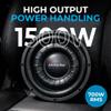 American Bass Hawk Slim 10 Subwoofer, 700W RMS / 1500W Max, Dual 4 Ohm, Shallow Mount, 2.75 Voice Coil, High Output 10in Slim Subwoofer Car Audio Driver for Tight Installs and Deep Bass view 3