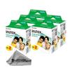 Fujifilm Instax Square Instant Film (100 Sheets) + TSC Microfiber Cleaning Cloth  for SQ1, SQ6, SQ10, SQ20 & Square Link Printers view 1