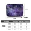 12 Inch Shockproof Laptop Bag, Full Width Purple Space Print Handbag Suitable For Business And Daily Use view 4