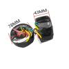 80W All-Copper Wire Ring pre-CD Machine Power Output Double 16V Single 12V Transformer Ring Cow view 4