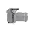 Aluminum Alloy Camera Cage with Cold Shoe & 1/4 3/8 Threads Compatible for Canon EOS 70D 80D 90D, Protective Frame view 4