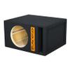 30HZ Reinforced Competition Single Ported Sub Box Sub Woofer Enclosure Speaker Box Car Audio Subwoofer Ground Shaker Box Ground-Shaker (Orange Plaque, 12") view 1
