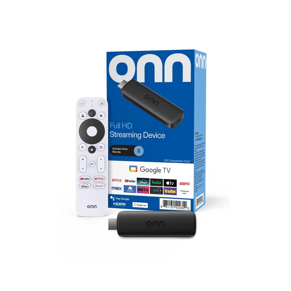 Full HD Streaming Device, Google TV - Fast Streaming, 8GB Storage, 1.5GB RAM, Remote with Voice Control