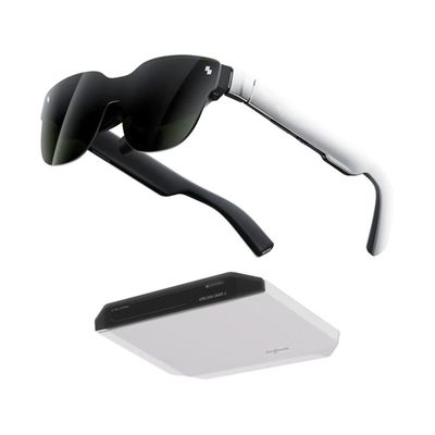 Air 3S AR Glasses Micro OLED Screen Display 3D HD Private Cinema Pocket TV Compatible for Mobile Phone Computer Game Machine(with JoyDock)