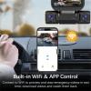Kenmiso Dashcam, Kenmiso 360 Car DVR WiFi 4Channels Dash Cam Video Recorder, Four-Record Monitoring Driving Recorder Wireless - Loop Recording, Night Vision (Four-Record+WiFi+32G) view 4