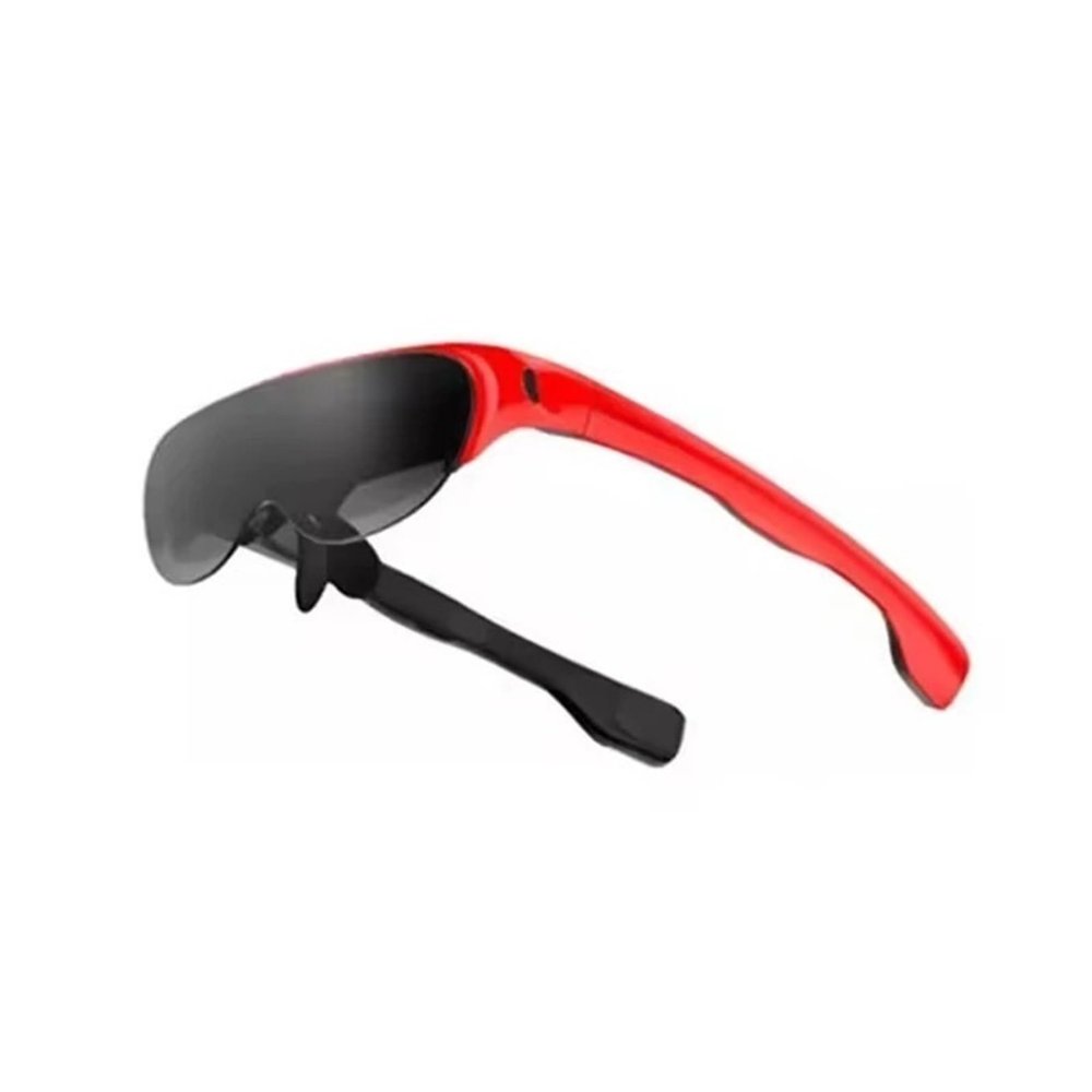 Smart AR Glasses Portable Giant Screen Viewing Set DP Mobile Phone Computer Screen Projection 3D Display 1080P OLED(Red)