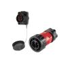 M20 Electrical Waterproof Connector 2 3 4 5 7 9 12 14 Pin Solder Wiring Terminal Industrial Panel Socket(Socket D Only,3P) view 2
