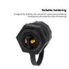 M20 Electrical Waterproof Connector 2 3 4 5 7 9 12 14 Pin Solder Wiring Terminal Industrial Panel Socket(Socket D Only,3P) view 4
