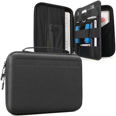 13-inch Lightweight Tablet Laptop Universal Carrying Case Made of EVA Material, Waterproof, Durable, and Scratch-Resistant. Supports Handheld Portability