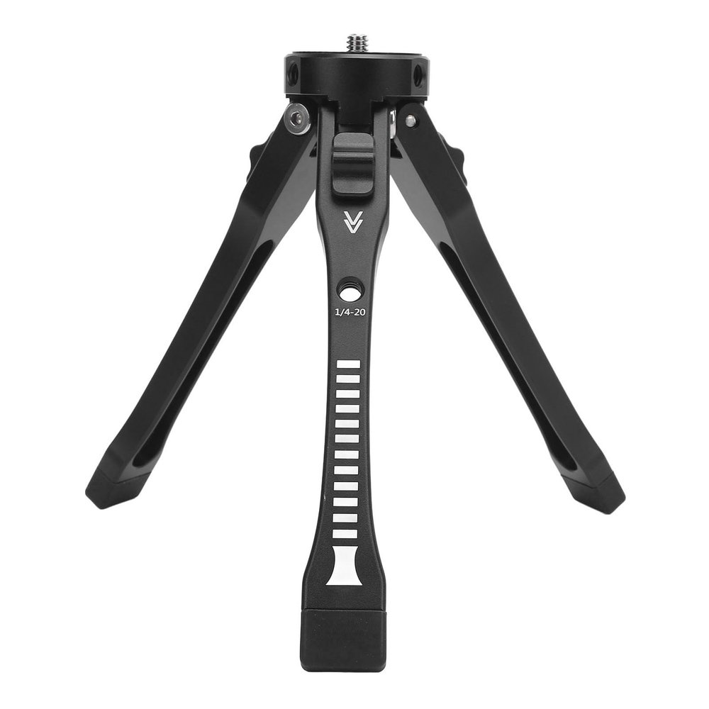 Aluminum Alloy Tabletop Tripod, Desktop Camera Tripod with 1/4 Inch Screw, Adjustable Height from 45mm to 165mm for DSLR Camera Camcorder Projector, Compact and Lightweight Design