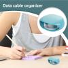 Automatic Cable Winder - 2.7x1.9x0.5in Flexibble Organizer Case, Compaact Cord Retractor, Long Lasting Portable Storage Device | Phone Travel Car Reader Usb Tablet Earbuds Charger Wire Management Tool view 2