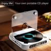 Portable Bluetooth CD Player with Led Display, Portable Bluetooth Compatible CD Player, Rechargeable Wireless CDs Player, USB/Sd/Aux/Fm for Home, Car & Outdoor (Pink) view 4