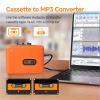 Cassette Players Portable Cassette Player Recorder Built in Mic USB C Tape to MP3 Converter with Headphone(TON771 Black) view 4