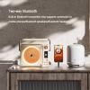 Portable CD Player with Bluetooth and Speakers, Small Retro DVD Player with Handle, Remote Control, 3.5 Headphone Jack, for Home Dcor Gifts view 2