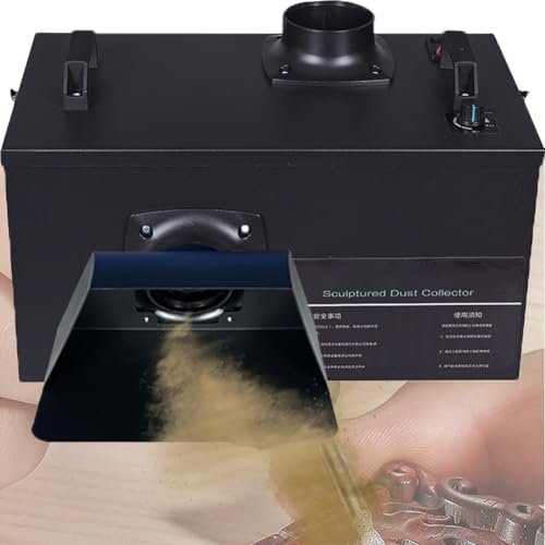 Vdniduir Lab Dust Collector, Desktop Vacuum Cleaner, Adjustable Speed, Includes Handle & 2M Hose,for Grinding & Polishing (240W)