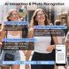 AI Smart Glasses with Camera, 8MP HD Camera Glasses, 1080P Video & Photo Recording Glasses with Voice Assistant, AI Object Recognition & Translation, Photochromic Lens, Bluetooth for Travel/Work/Vlog view 3